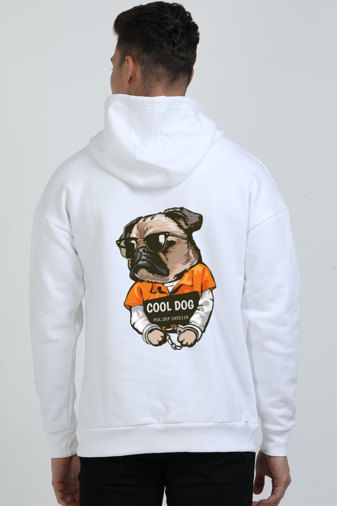 Unisex Oversized Hooded Sweatshirt - Cool Dog Prints