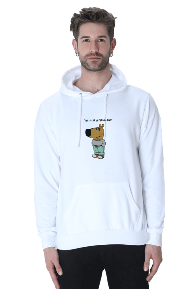 Unisex Hooded Sweatshirt - "I Am Just a Chill Guy" Meme Print