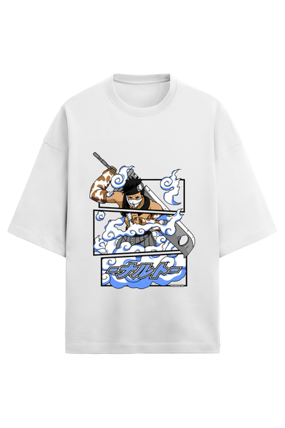 Unisex Terry Oversized T-Shirt - Kakashi Naruto Anime Print