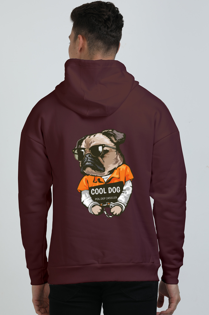 Unisex Oversized Hooded Sweatshirt - Cool Dog Prints