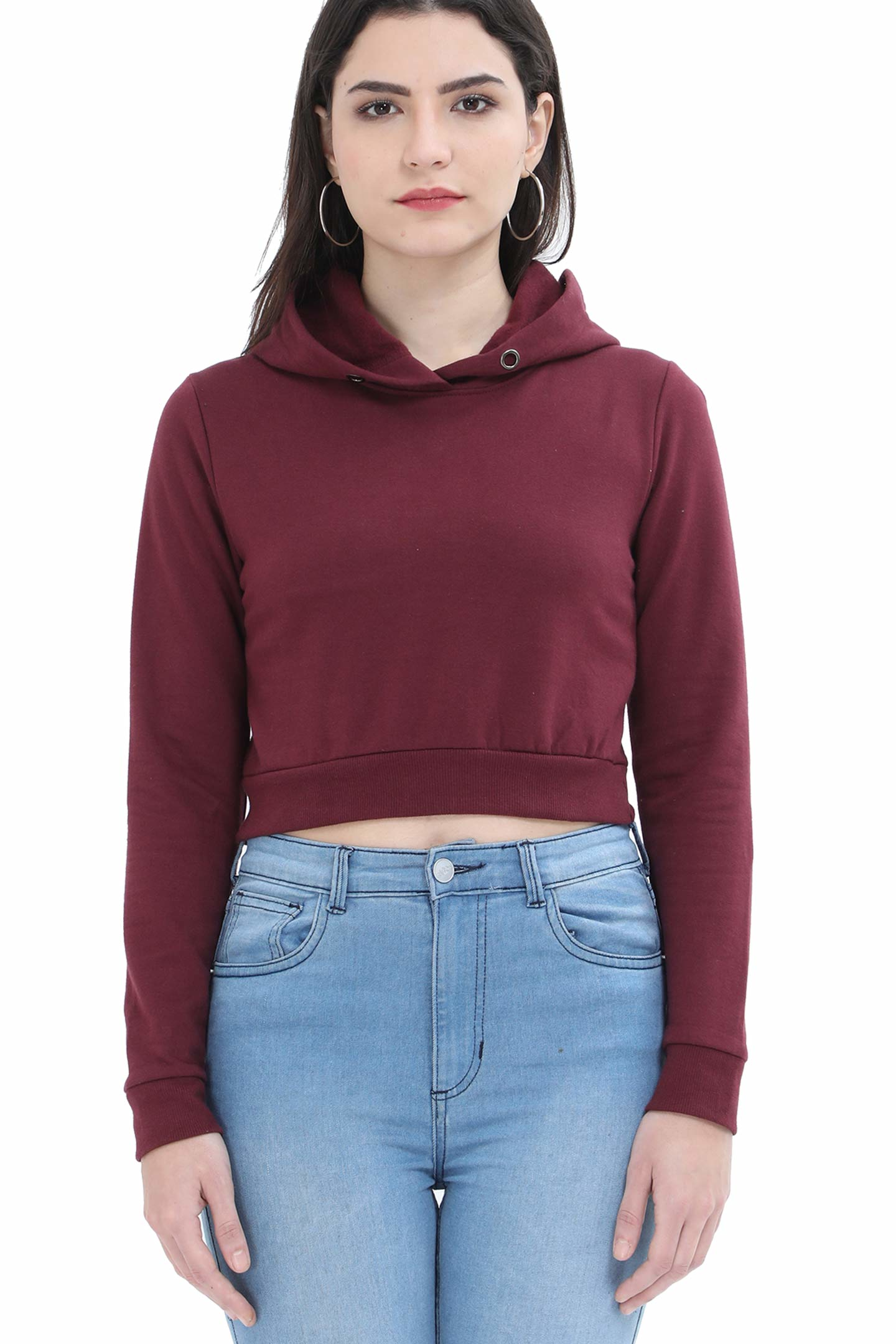 Women’s Premium Crop Hoodie - Chic & Comfortable