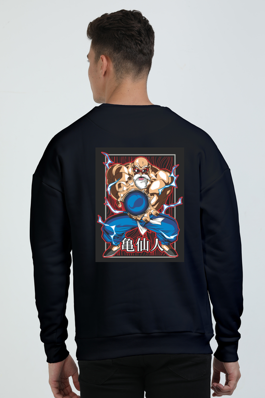 Unisex Oversized Sweatshirt - Dragon Ball Master Roshi Edition