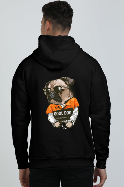 Unisex Oversized Hooded Sweatshirt - Cool Dog Prints