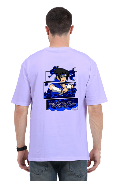 Unisex Oversized Standard T-Shirt Sasuke Uchiha Anime Print