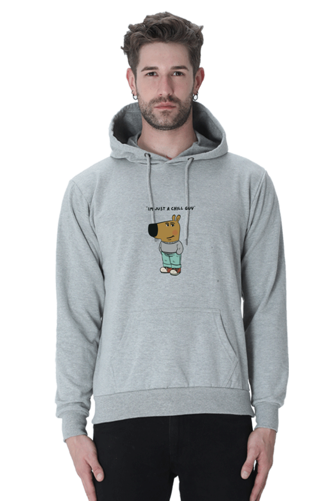 Unisex Hooded Sweatshirt - "I Am Just a Chill Guy" Meme Print