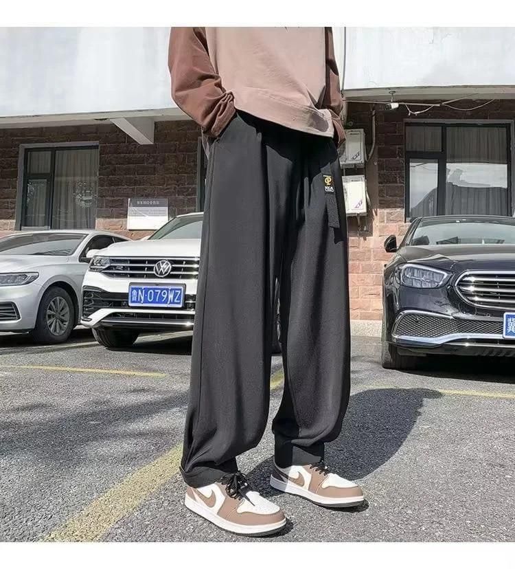 Men's Loose Straight Wide Leg Casual Track Pant